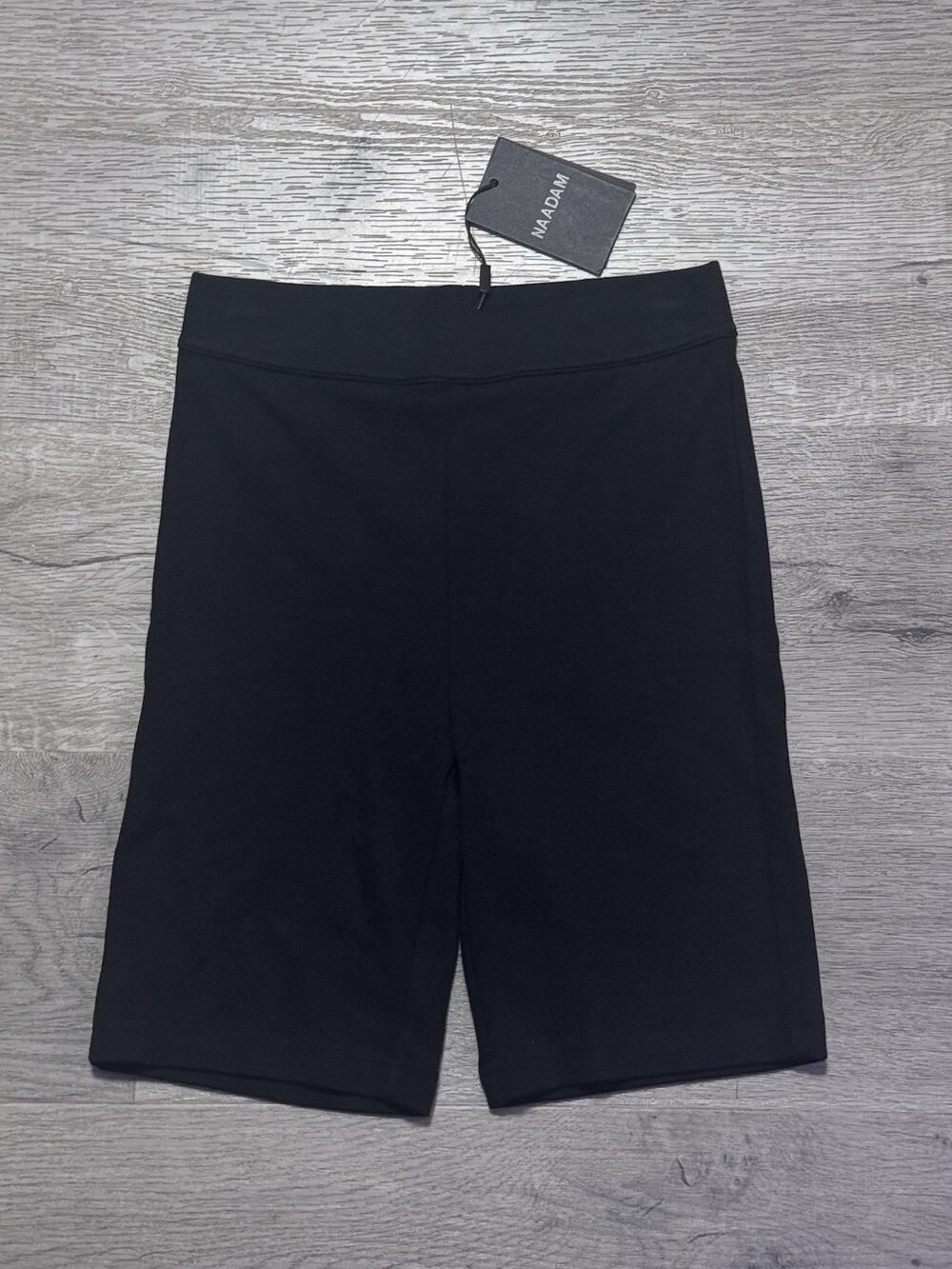 NWT Naadam Cashmere Modal Blend Bike Short XS Black Soft